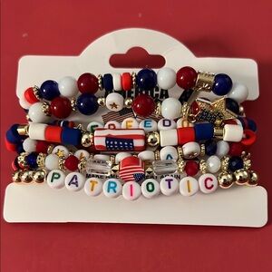 Patriotic Kids Bracelet Set